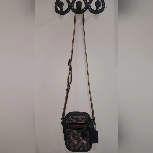 Coach Dyan 10 Horse And Carriage Crossbody Mens Bag Signature NWOT - Picture 6 of 15